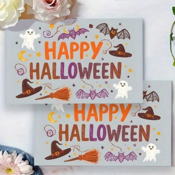 Other - 60 thank you glossy Halloween cards 3.5x1.9